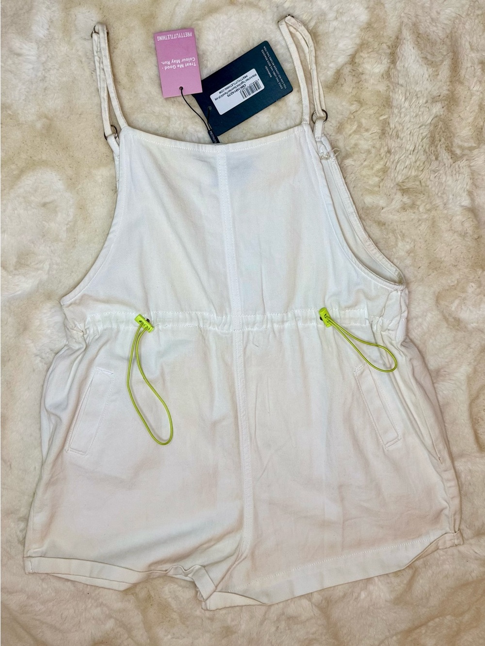 PrettyLittleThing Pink & Black Branded Hang Tags